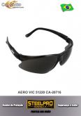 Óculos Aero Steelpro fume VIC 51220 CA-20716